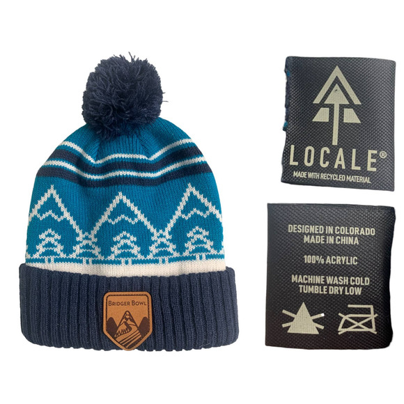 Bundle of 2 Pairs Non Slip Winter Socks & 1 Bridger bowl Pom Pom winter cap - Picture 12 of 12